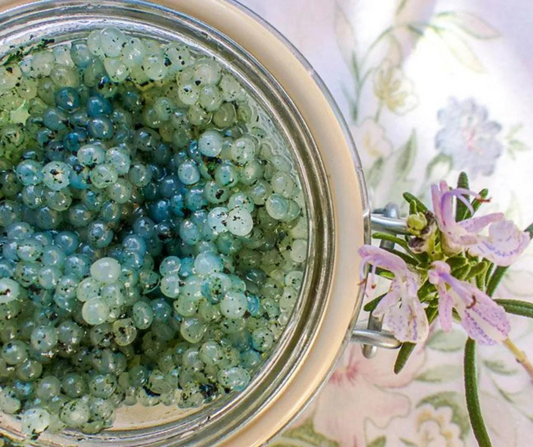 Caviar végétal à la spiruline