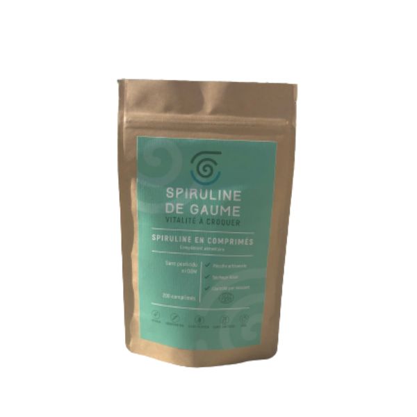Spiruline en comprimés - sachet 200 comprimés 100g