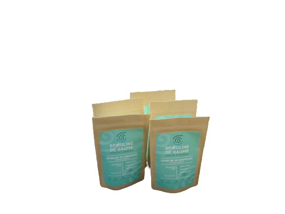 Spiruline en comprimés - 5X sachets de 200 comprimés 100g