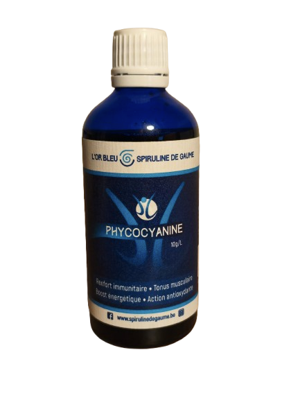 Phycocyanine liquide 100 ml - concentration 10g/L