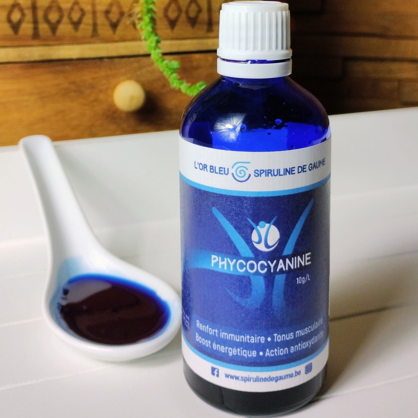 Phycocyanine liquide 100 ml - concentration 10g/L