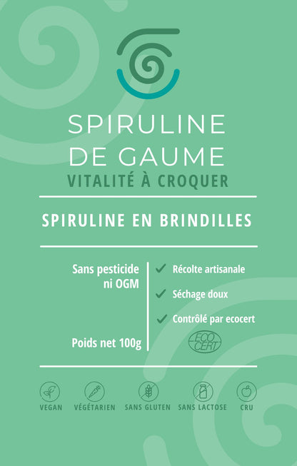 Spiruline en brindilles